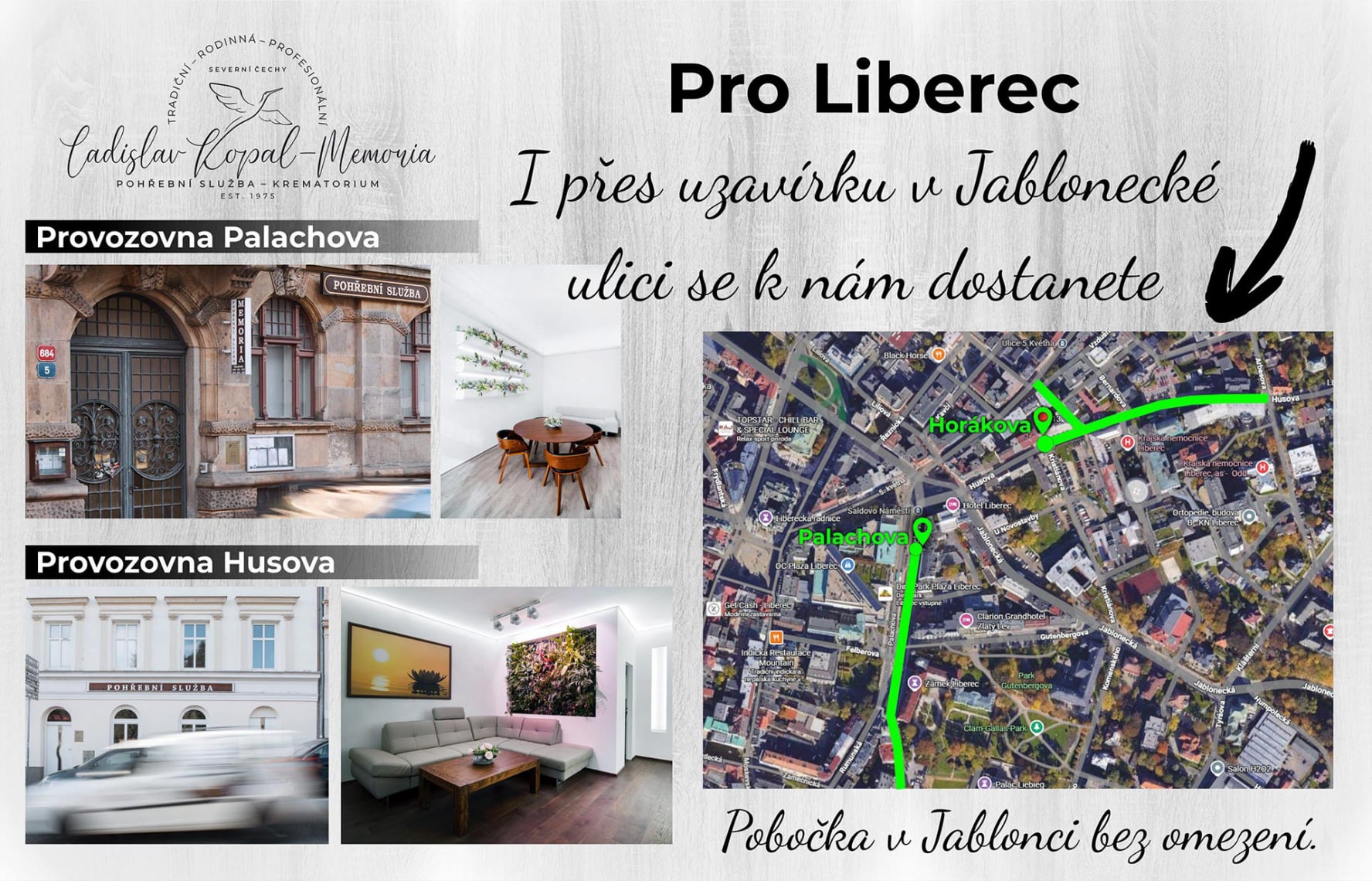 Uzavírka Liberec Šaldovo náměstí